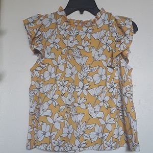 Womens size S floral blouse